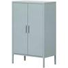 Crea 13075 Metal 2-Door Accent Cabinet - Blue image 1