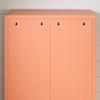 Crea 13076 Metal 2-Door Accent Cabinet - Orange image 7