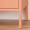Crea 13076 Metal 2-Door Accent Cabinet - Orange image 8