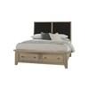 Woodbridge King Upholstered Panel Bed with Storage (821-661/821-063/821-066B/821-502/TT-666T) image 1
