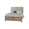 Woodbridge King Upholstered Panel Bed with Storage (821-661/821-062/821-066B/821-502/TT-666T) image 1