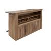 Natural Parota IFD8681BAR 4-Door Wooden Bar image 2