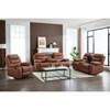 Reclining Leather Loveseat with Console (T1130C-LS) image 1