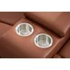 Reclining Leather Loveseat with Console (T1130C-LS) image 4