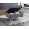 Fabric Storage Ottoman (T1233G-O) image 1