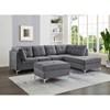 Fabric Storage Ottoman (T1233G-O) image 2