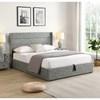 King Upholstered Platform Bed with Storage (T2160G-K) image 1