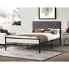 Queen Upholstered Platform Bed (T2208G‐Q) image 1