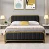 King Upholstered Panel Bed with Storage (T2334B-K) image 3