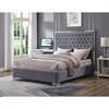 Queen Upholstered Platform Bed (T2385GR-Q) image 1