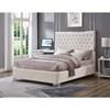 Full Upholstered Platform Bed (T2385WH-D) image 1