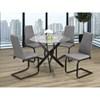Round Dining Table with Glass Top (T3461-T) image 2