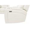 Boss Power Reclining Leather Look Loveseat with Console (697191) image 2