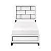 Davi Twin Panel Bed (1645WHT-1*) image 1