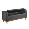 Brigitte 4590DG Lift Top Storage Bench image 3