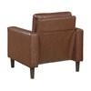 Malcolm Stationary Leather Look Chair (9203CHC-1) image 5