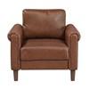 Hector Stationary Leather Look Chair (9690CHC-1) image 1