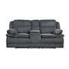 Goodland Reclining Fabric Loveseat with Console (9577DG-2) image 1