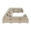 Tinley Fabric 8 pc Sectional (9555BRW*84CR4AC) image 3