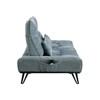 Quonsett Power Reclining Fabric Sofa (9556BUE-3PW) image 5