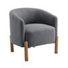 Borger Stationary Fabric Accent Chair (1012GRY-1) image 2