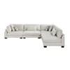 Tinley Fabric 4 pc Sectional (9555BEG*42CR2AC) image 3