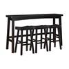 Caspian 4 pc Pub Height Dinette (5687BLK-424P) image 1
