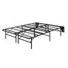 Elevated BF-1MT-Q Queen Foldable Metal Platform Bed Frame, Toolless image 2