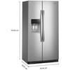 36-inch, 21 cu. ft. Side-by-Side Refrigerator with Water and Ice Dispenser (WRSC5536RZ) image 8