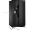 36-inch, 28 cu. ft. Side-by-Side Refrigerator with Water and Ice Dispenser (WRSF5536RB) image 8
