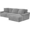 Comfrey Faux Fur 2 pc Sectional (3045-63 1998-18/3045-76 1998-18) image 2