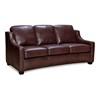 Stationary Leather Sofa (L9670-01 Curved Sofa) image 1