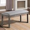 Laquila Bench (CM3542GY-BN) image 1