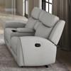 Jacobus Reclining Wood Loveseat with Console (CM9986LG-LV-M) image 1