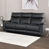 Bienne Reclining Leatherette Sofa (FM69002BK-SF-M) image 1