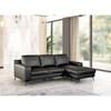 Stordal Leather Match Sectional (FM69004BK-SECT-R) image 2