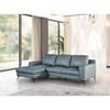 Stordal Leather Match Sectional (FM69004BL-SECT-L) image 2