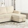 Yves Fabric Sectional (FM6964BG-SECT) image 1