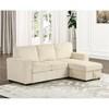 Yves Fabric Sectional (FM6964BG-SECT) image 2