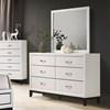 Errico 6-Drawer Dresser (FM7215WH-D) image 1