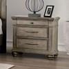 Philomath 3-Drawer Nightstand (FM7430BR-N) image 1