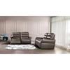 Granucci Power Reclining Leather Loveseat (FM90007GY-LV-PM-PK) image 2