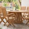 Lovina GM-2031-PK Oval Dining Table image 1