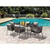 Tushari LA-A020LG-7PC 8 pc Outdoor Dining Set image 2