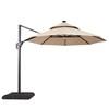 Nuti LA-A031BG+BASE 10 Ft Round Umbrella w/ LED Light + 37