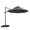 Nuti LA-A031GY+BASE 10 Ft Round Umbrella w/ LED Light + 37