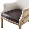 George Stationary Fabric and Leather Look Accent Chair (GG850AC) image 5