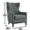 Roswell Stationary Fabric Accent Chair (RW850ACG) image 7