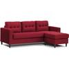 Fabric 2 pc Sectional (8684122 2 pc Sectional - Red) image 1