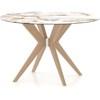 Round Downtown Dining Table with Ceramic Top (PRN04848W220MDPNF/BAS01005NA20MDP) image 2